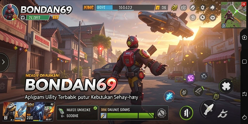 Screenshot utama BONDAN69 menunjukkan tampilan antarmuka aplikasi Utility.