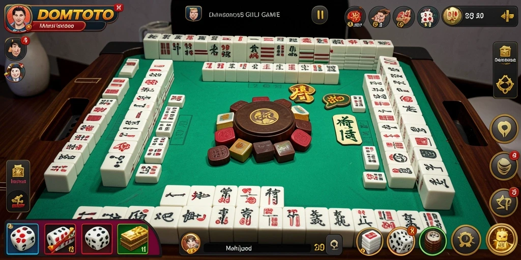 Gameplay menarik Mahjong di DOMTOTO dengan grafis menawan.