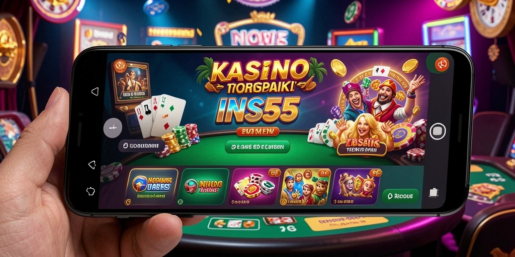 Tampilan gameplay Kasino yang menarik di INS55.