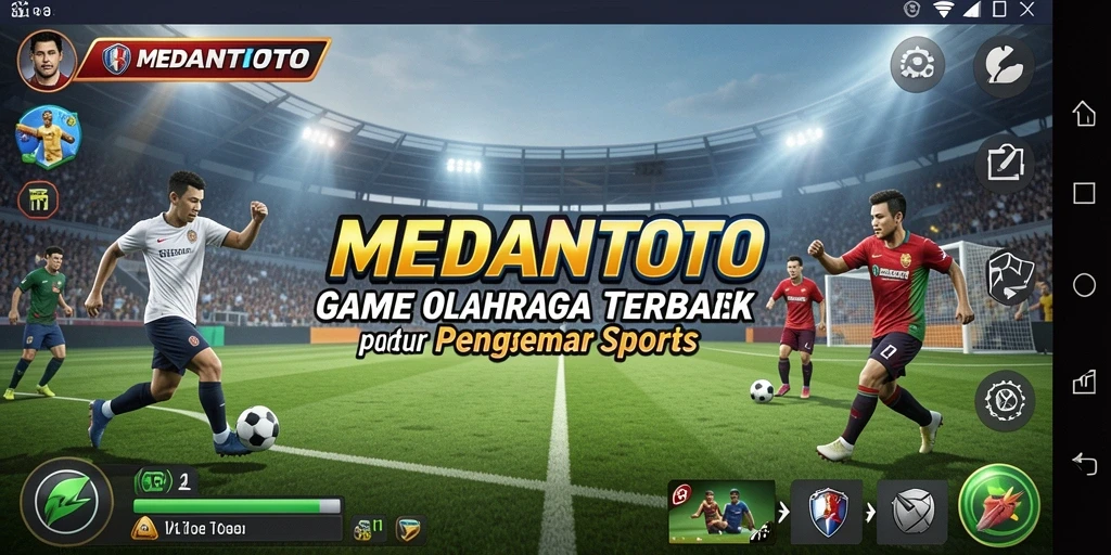 Screenshot gameplay MEDANTOTO menampilkan aksi seru dalam olahraga.