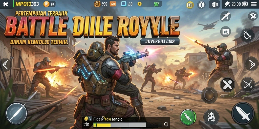 Gameplay seru di MPO303 yang mempertemukan pemain dalam pertarungan Battle Royale.