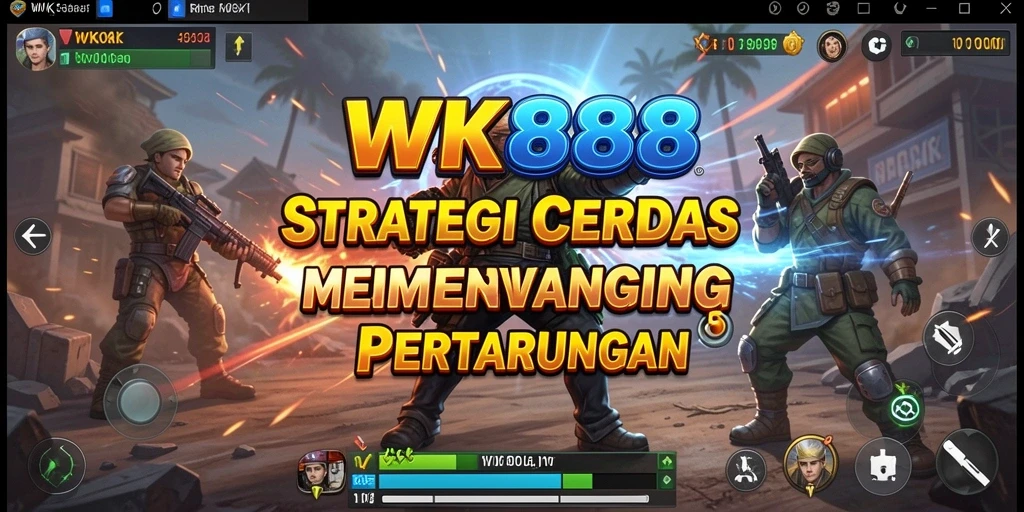 Tangkapan layar gameplay strategis WK888 yang mendebarkan.