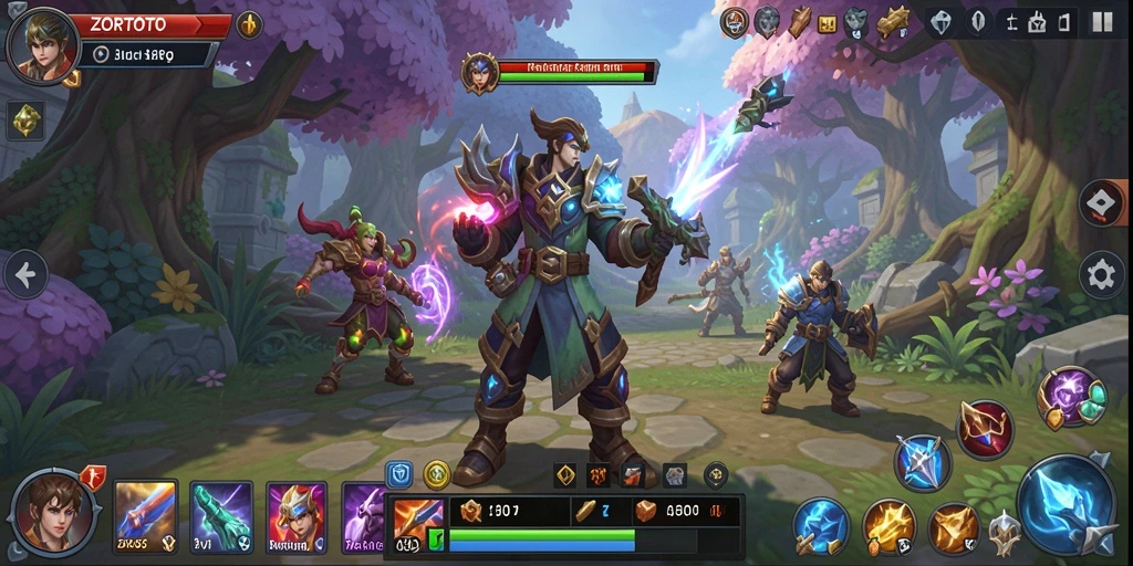 Gameplay ZORTOTO yang mendebarkan dalam dunia ARPG.