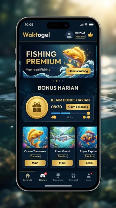 Tampilan antarmuka Pusat Unduh Waktogel yang ramah pengguna.